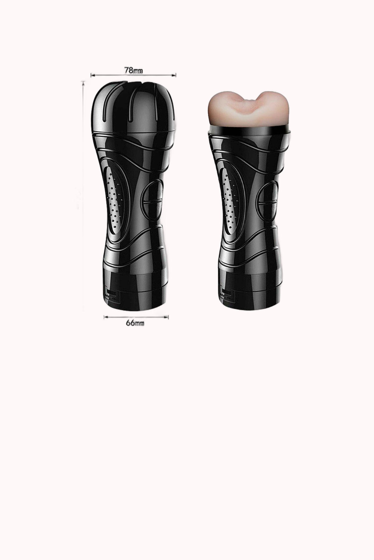 Masturbador Ânus em Cyberskin com Vibrador – Mini Lanterna 20,4 x 7,8 cm – Doce Malícia