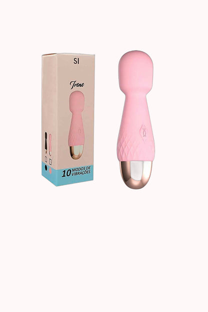 Mini Varinha Mágica Recarregável – 10 Modos de Vibração – Doce Malícia