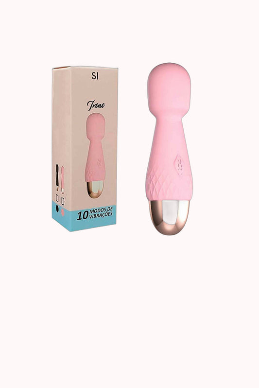 Mini Varinha Mágica Recarregável – 10 Modos de Vibração – Doce Malícia