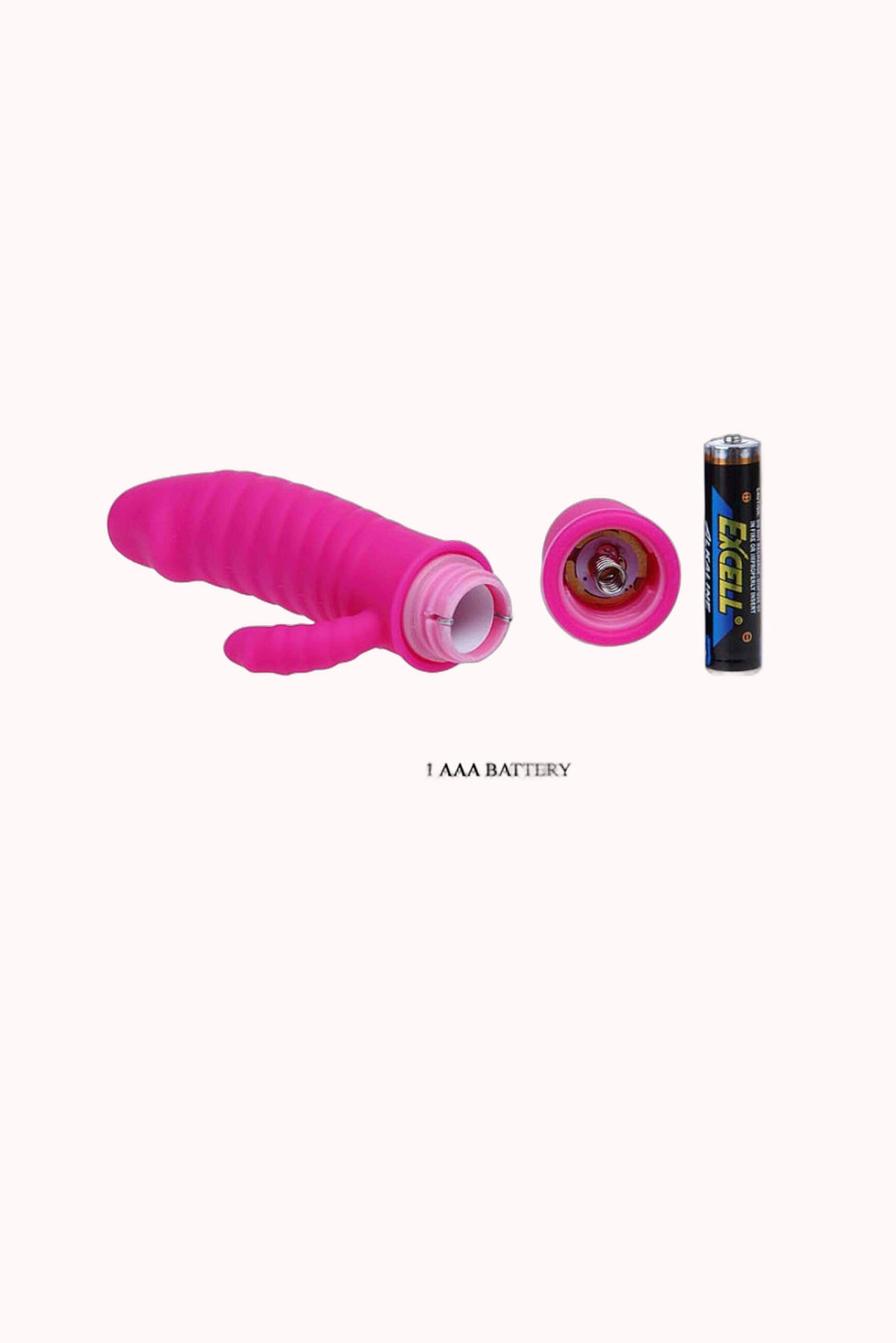 Mini Vibrador Pênis em Puro Silicone – 10 Vibrações e Textura – Doce Malícia