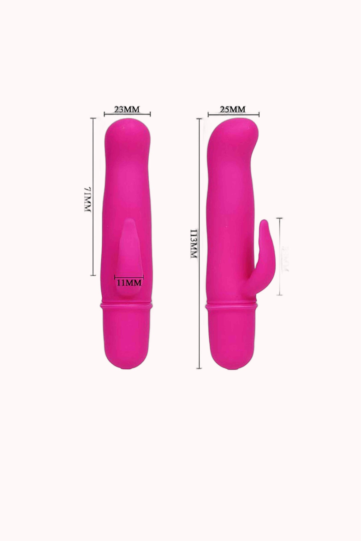 Mini Vibrador em Silicone 10 Modos de Vibração – Doce Malícia