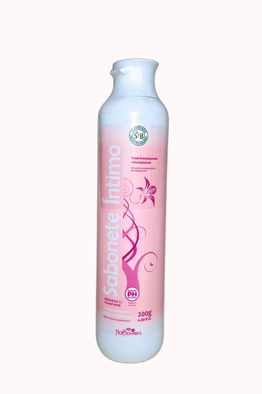 Sabonete Íntimo – Morango Com Champanhe 200 Ml – Doce Malícia