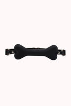 Mordaça de Bondage – Formato de Osso Preto – Doce Malícia