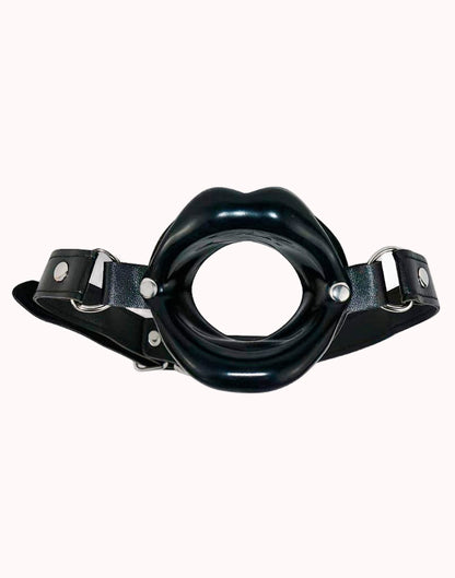 Mordaça de Silicone com Boca – 4.5cm – Doce Malícia