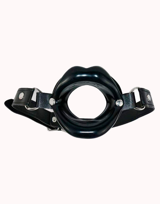 Mordaça de Silicone com Boca – 4.5cm – Doce Malícia