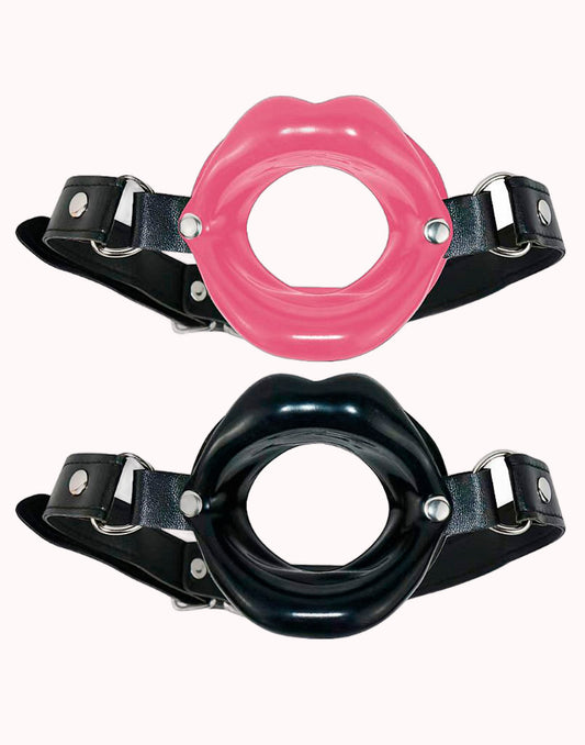 Mordaça de Silicone com Boca – 4.5cm – Doce Malícia
