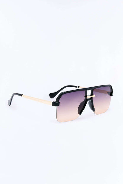 Óculos de Sol Feminino Aviador Acetato Degradê Preto – Doce Malícia