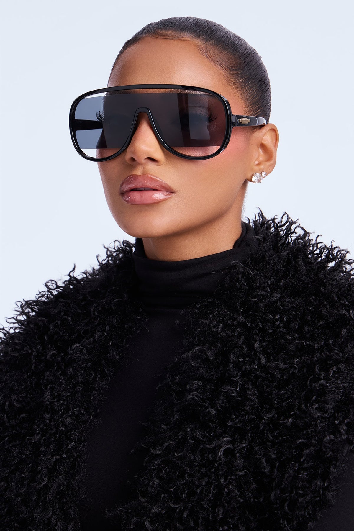 Óculos de Sol Feminino Aviador Acetato Preto – Doce Malícia