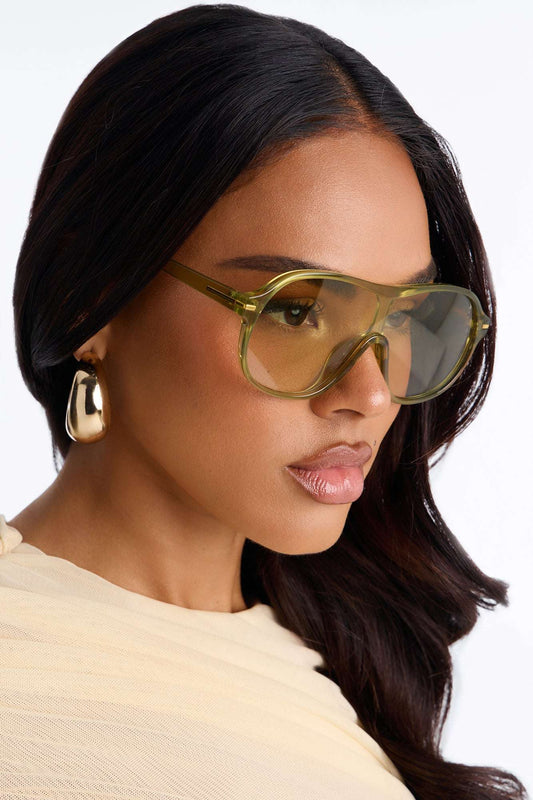 Óculos de Sol Feminino Aviador Acetato Vermelho – Doce Malícia