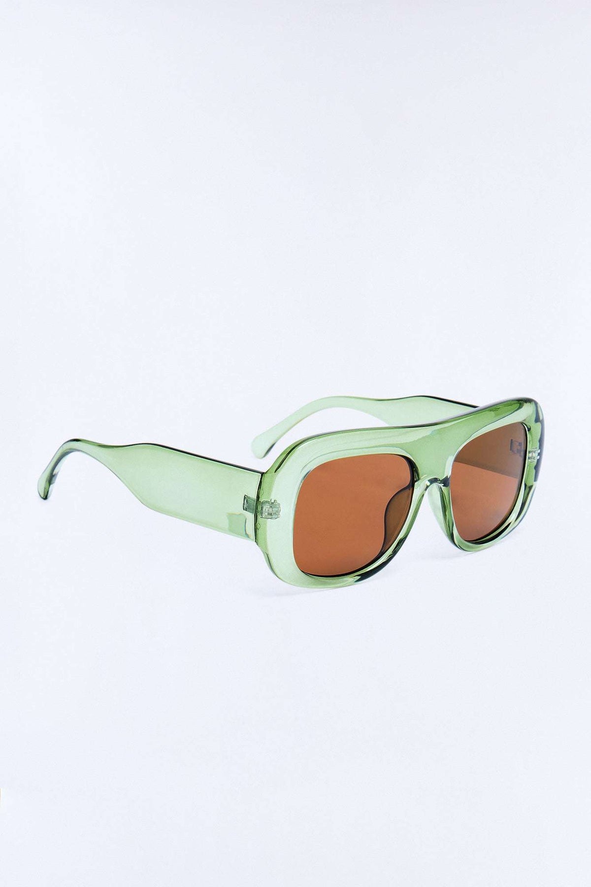 Óculos de Sol Feminino Escudo Acetato Cinza – Doce Malícia