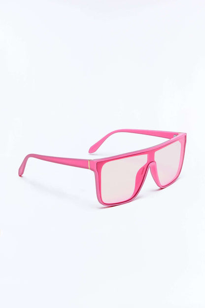 Óculos de Sol Feminino Escudo Acetato Marrom – Doce Malícia