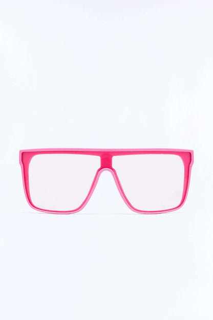 Óculos de Sol Feminino Escudo Acetato Marrom – Doce Malícia