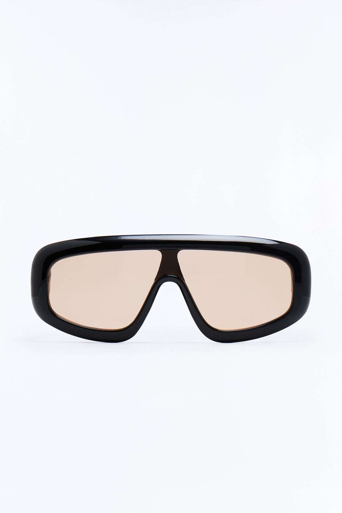 Óculos de Sol Feminino Escudo Acetato Preto – Doce Malícia
