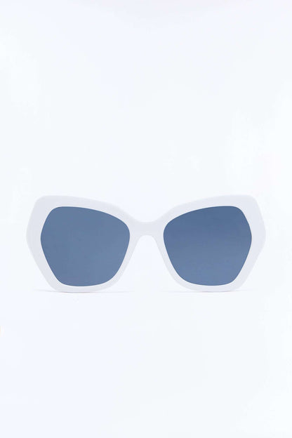 Óculos de Sol Feminino Gatinho Acetato Branco – Doce Malícia