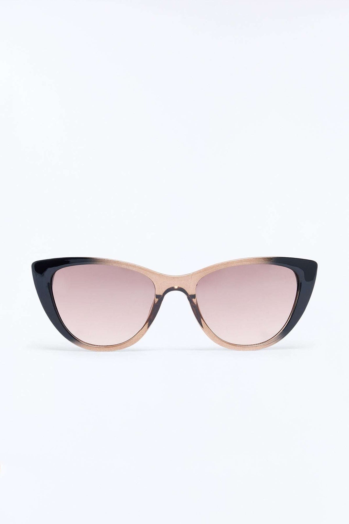 Óculos de Sol Feminino Gatinho Acetato Degradê Preto – Doce Malícia