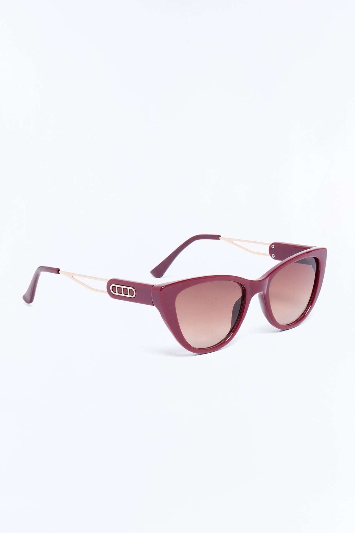 Óculos de Sol Feminino Gatinho Acetato Degradê Preto – Doce Malícia