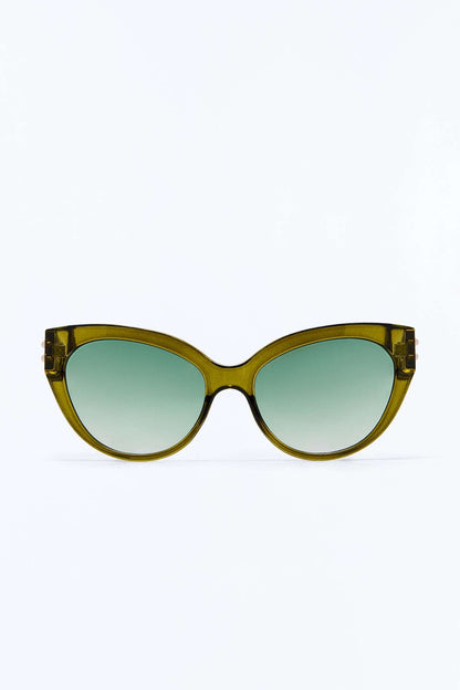 Óculos de Sol Feminino Gatinho Acetato Laranja – Doce Malícia