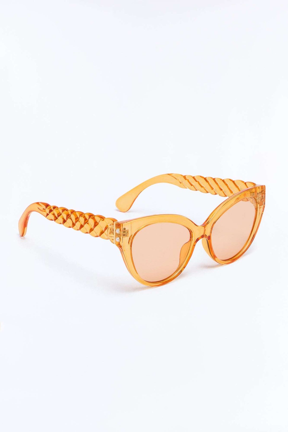 Óculos de Sol Feminino Gatinho Acetato Laranja – Doce Malícia