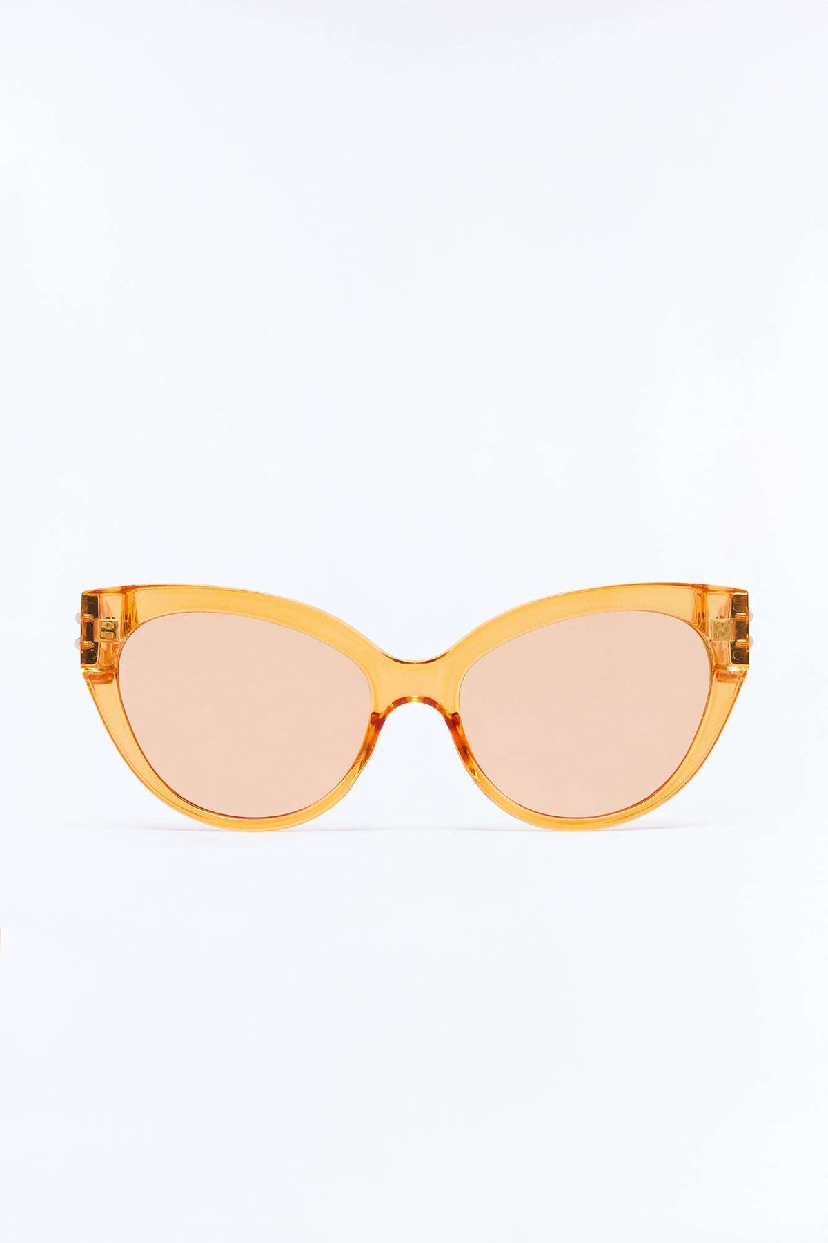 Óculos de Sol Feminino Gatinho Acetato Laranja – Doce Malícia