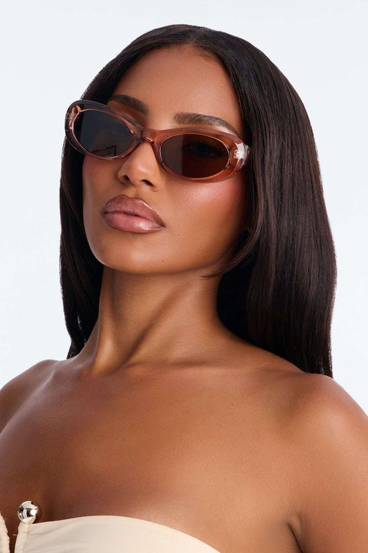Óculos de Sol Feminino Gatinho Acetato Marrom – Doce Malícia
