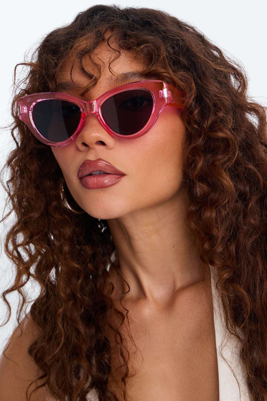 Óculos de Sol Feminino Gatinho Acetato Rosa – Doce Malícia