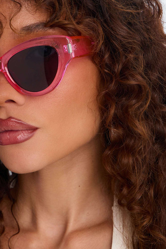 Óculos de Sol Feminino Gatinho Acetato Rosa – Doce Malícia