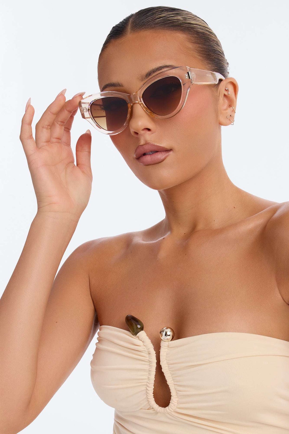 Óculos de Sol Feminino Gatinho Acetato Rosa – Doce Malícia