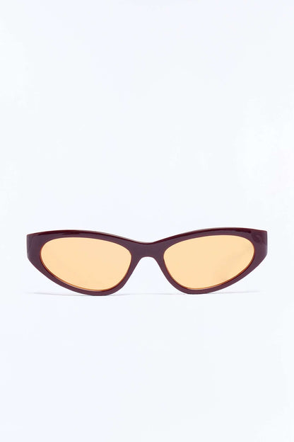 Óculos de Sol Feminino Gatinho Acetato Vinho – Doce Malícia