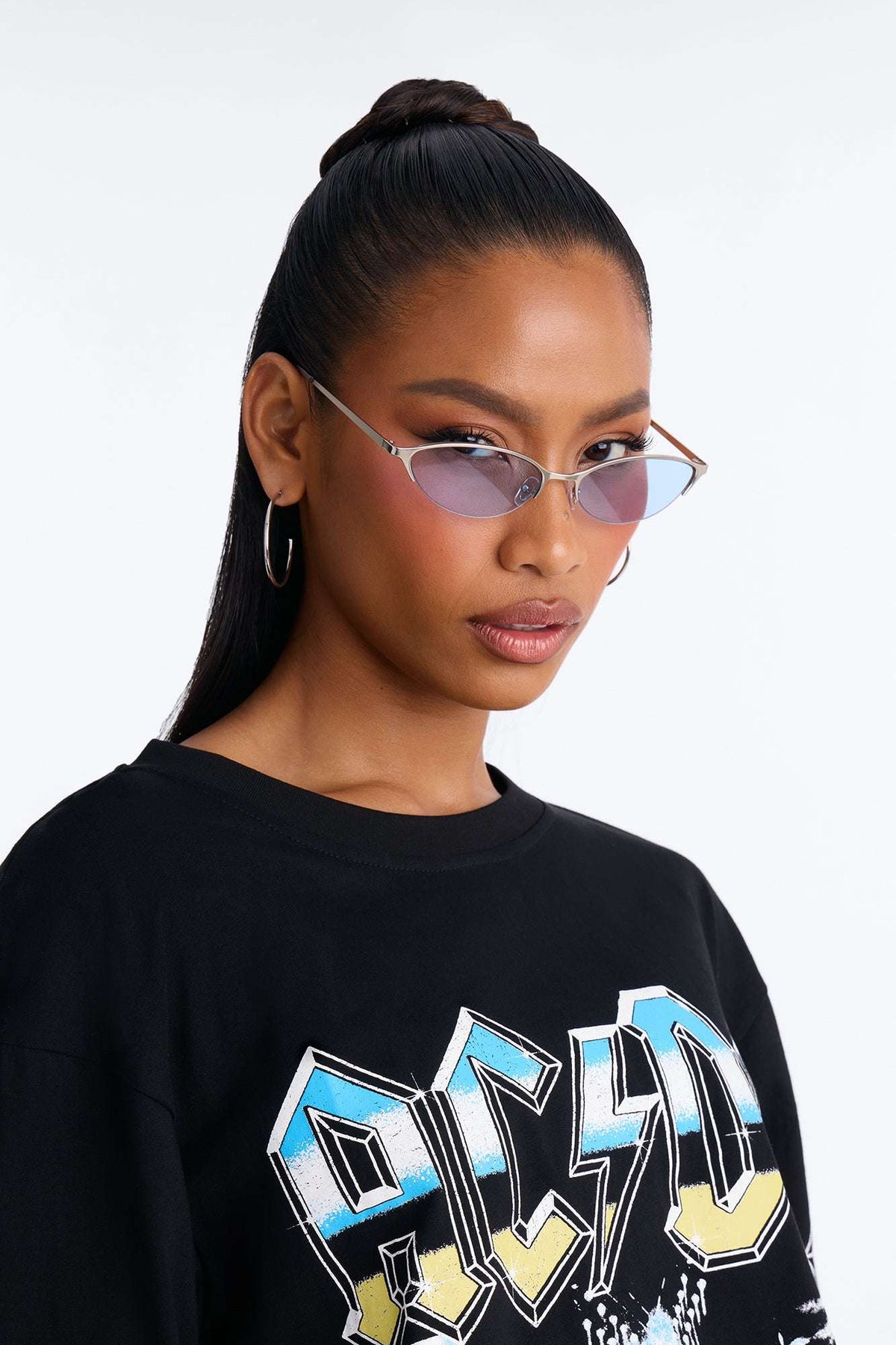 Óculos de Sol Feminino Gatinho Metal Dourado – Doce Malícia