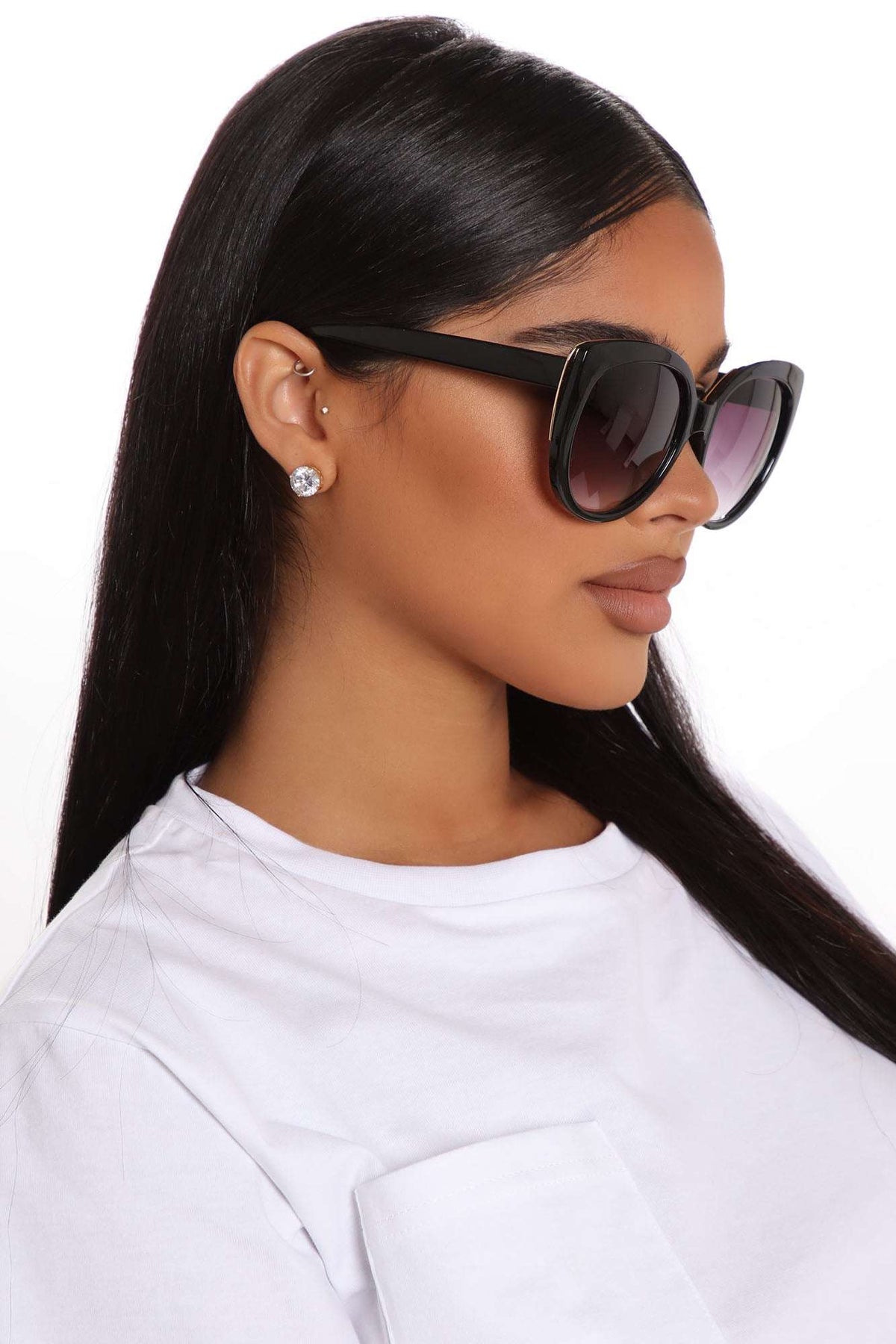 Óculos de Sol Feminino Gatinho Preto – Doce Malícia