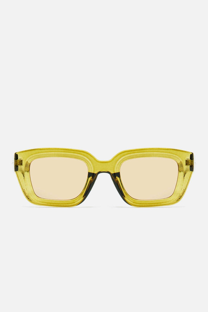 Óculos de Sol Feminino Quadrado Acetato Amarelo – Doce Malícia — Doce Malícia