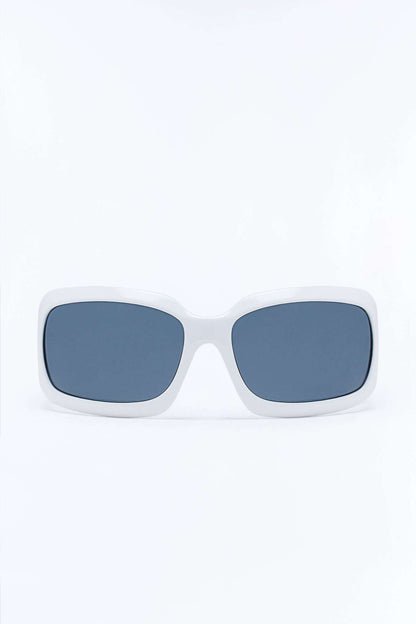 Óculos de Sol Feminino Quadrado Acetato Branco – Doce Malícia