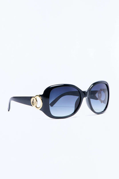 Óculos de Sol Feminino Quadrado Acetato Degradê Preto – Doce Malícia