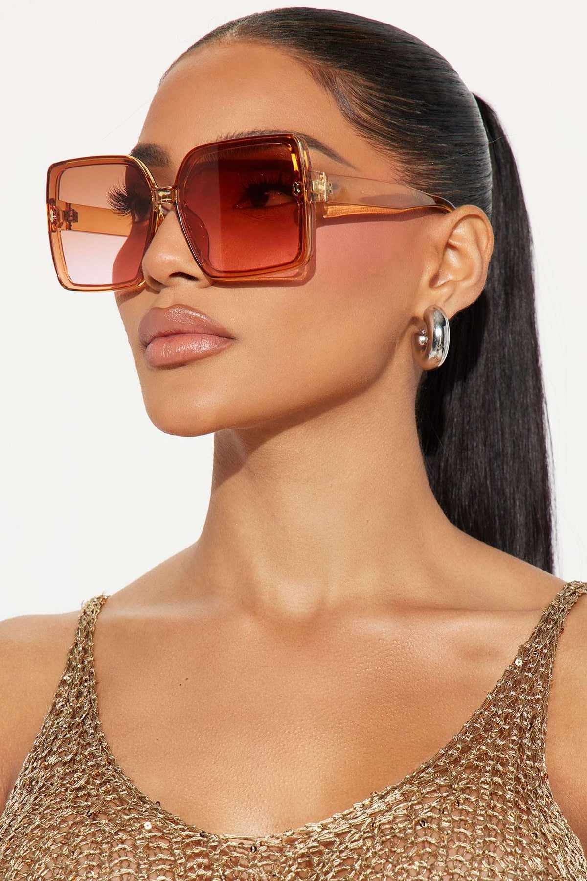 Óculos de Sol Feminino Quadrado Acetato Degradê Rosa – Doce Malícia