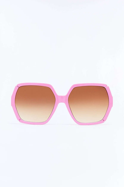 Óculos de Sol Feminino Quadrado Acetato Laranja – Doce Malícia