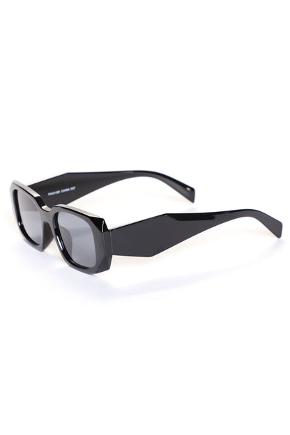 Óculos de Sol Feminino Quadrado Acetato Preto – Doce Malícia