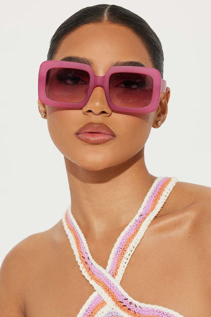 Óculos de Sol Feminino Quadrado Acetato Rosa – Doce Malícia