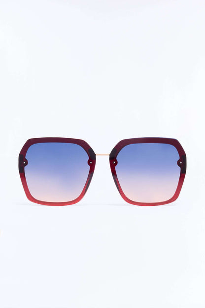Óculos de Sol Feminino Quadrado Acetato Vinho – Doce Malícia