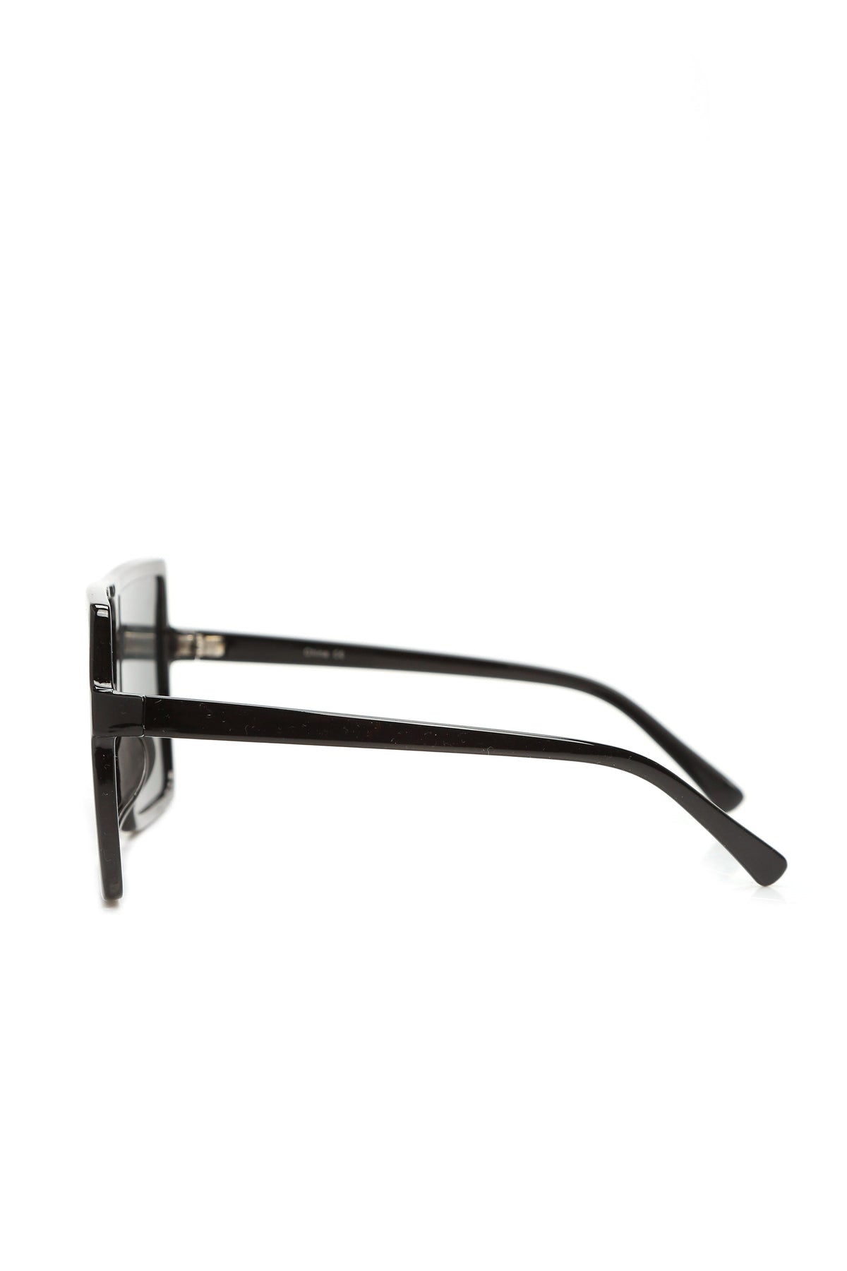 Óculos de Sol Feminino Quadrado Escudo Acetato Preto – Doce Malícia
