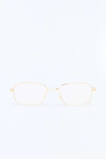 Óculos de Sol Feminino Quadrado Metal Dourado – Doce Malícia