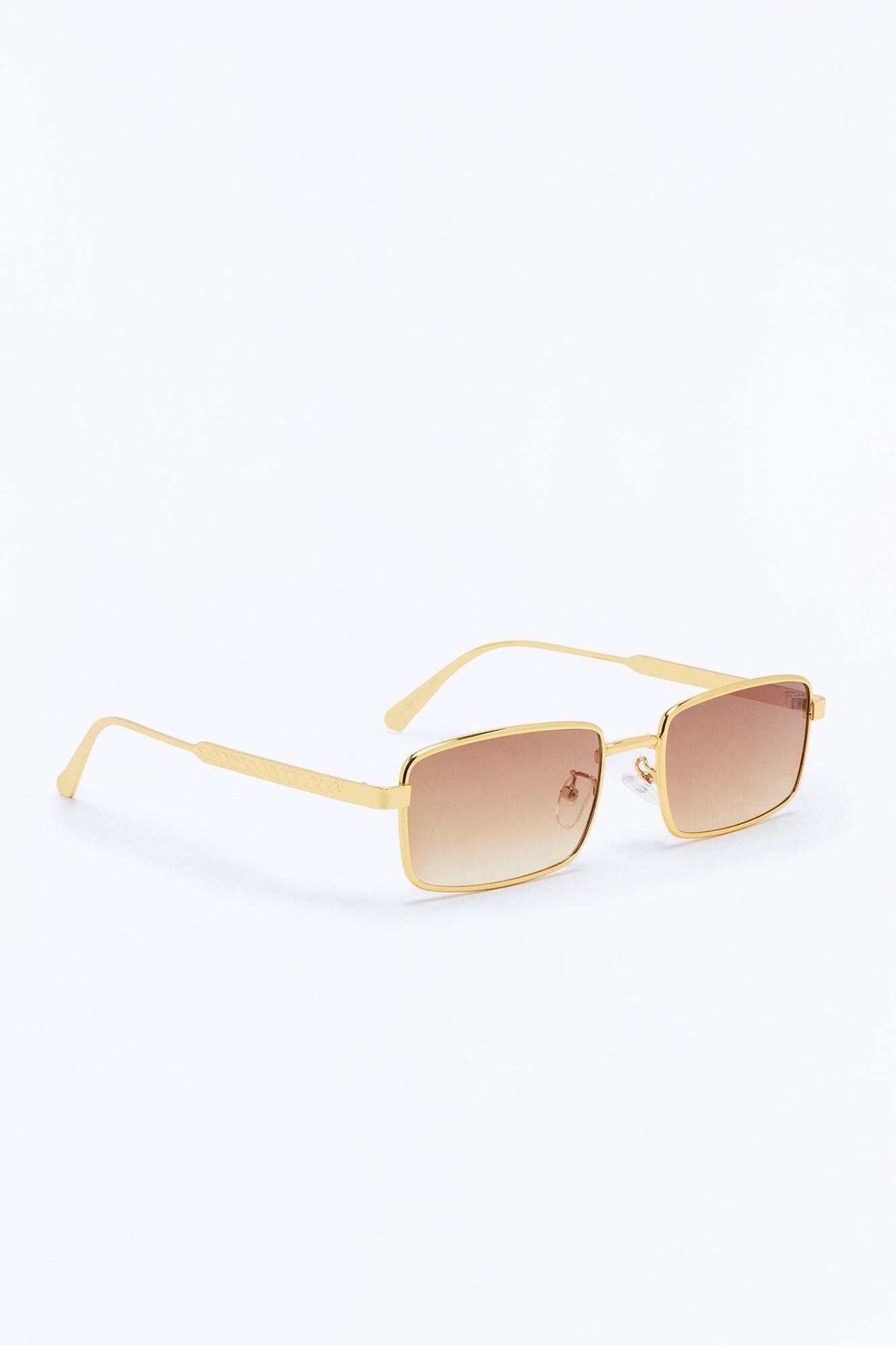 Óculos de Sol Feminino Quadrado Metal Marrom – Doce Malícia