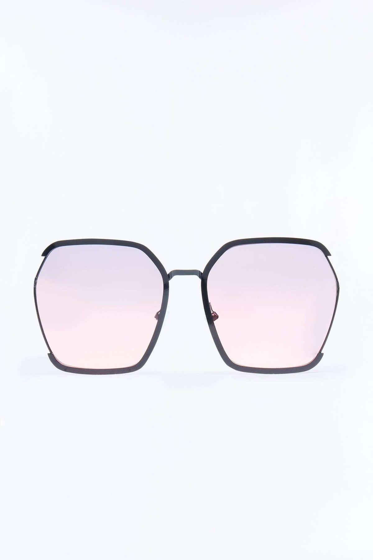 Óculos de Sol Feminino Quadrado Metal Preto – Doce Malícia