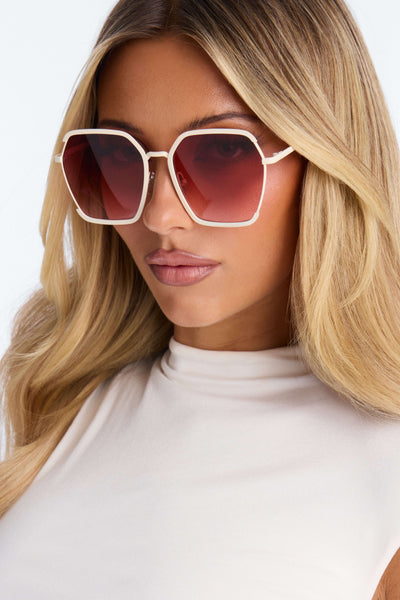 Óculos de Sol Feminino Quadrado Metal Preto – Doce Malícia