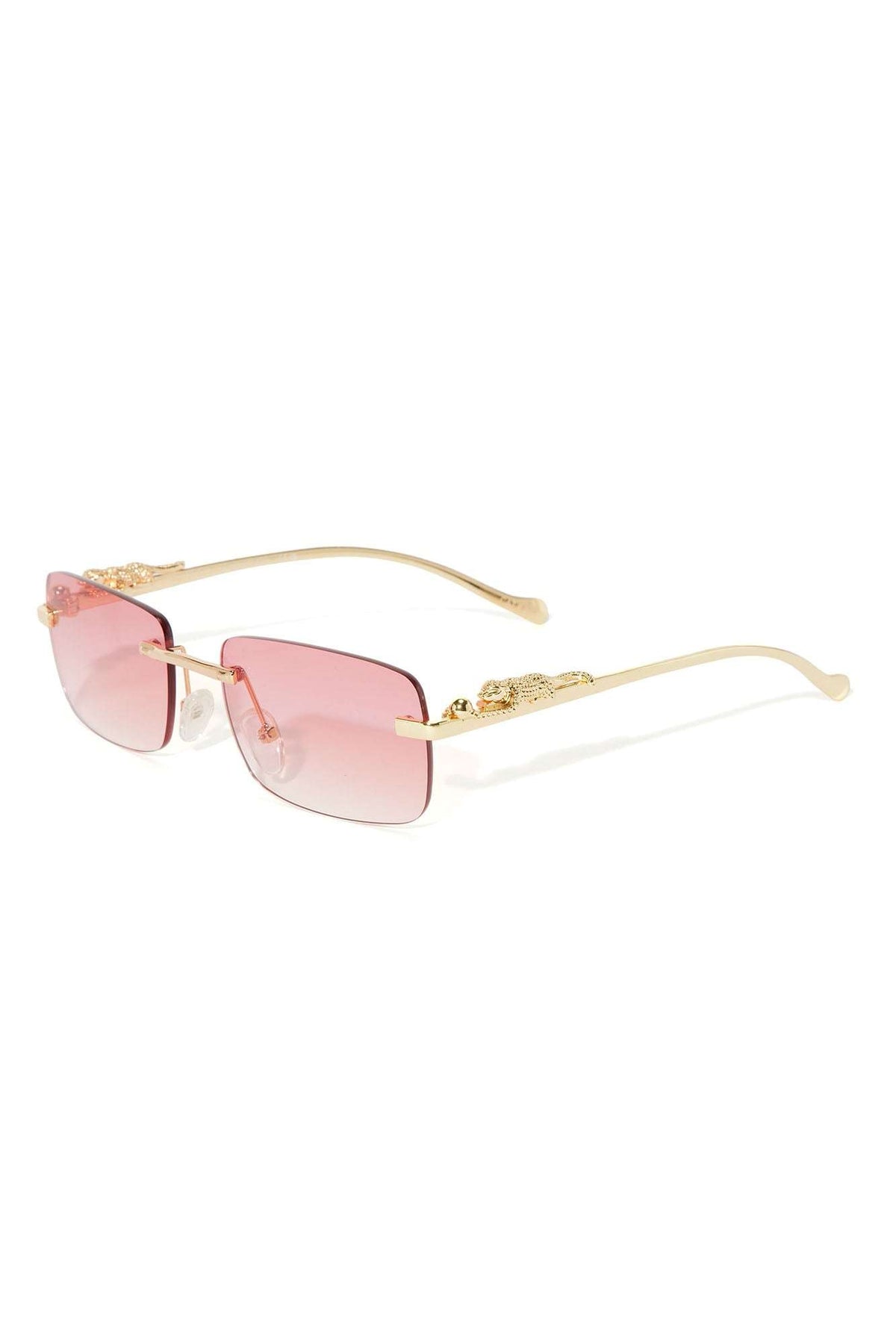Óculos de Sol Feminino Quadrado Rosa – Doce Malícia