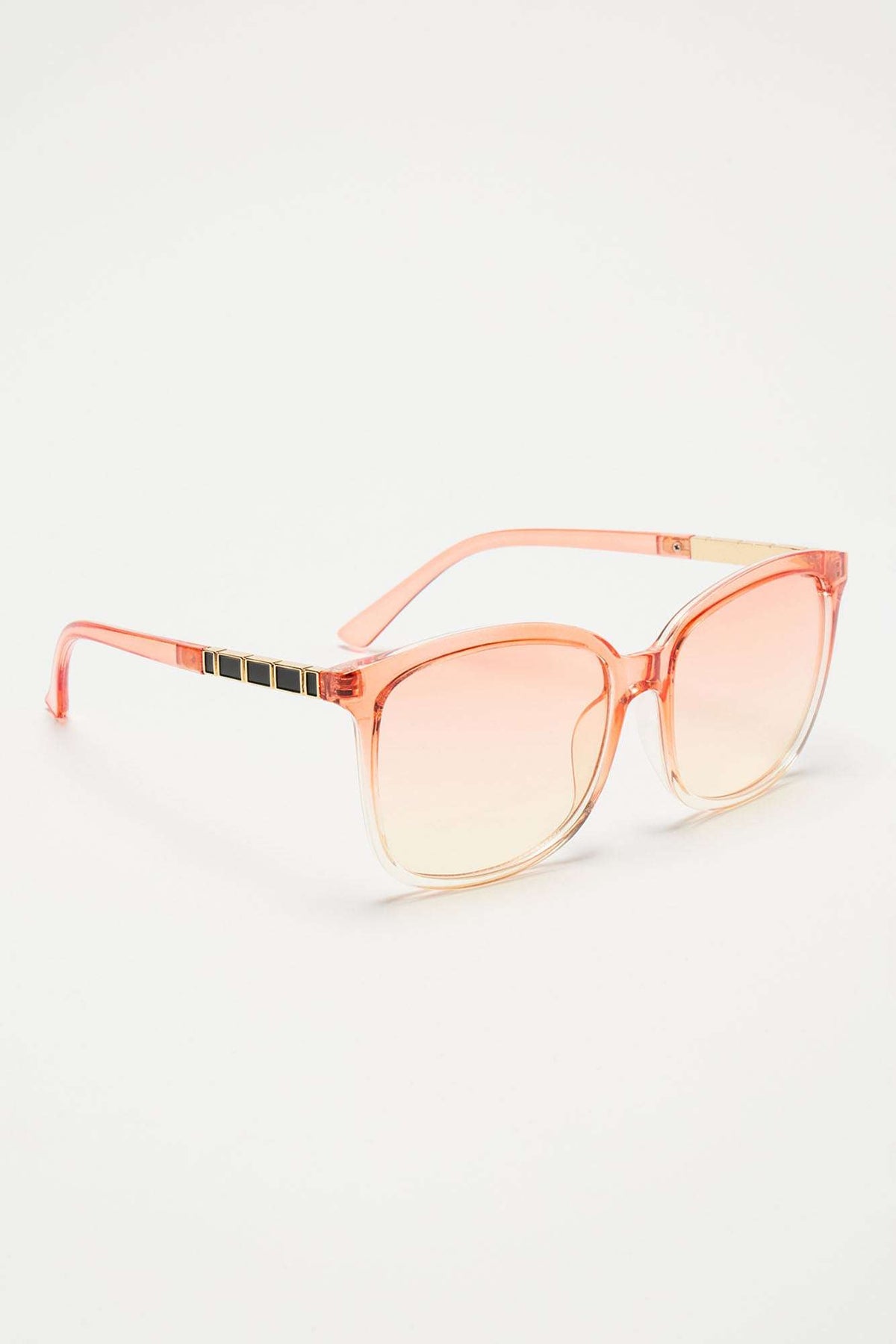 Óculos de Sol Feminino Redondo Acetato Degradê Laranja – Doce Malícia