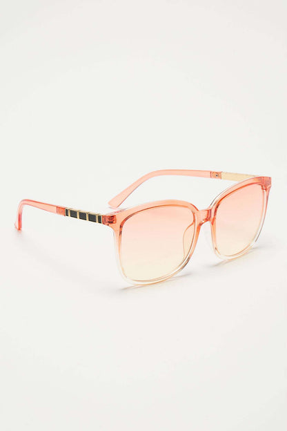 Óculos de Sol Feminino Redondo Acetato Degradê Laranja – Doce Malícia