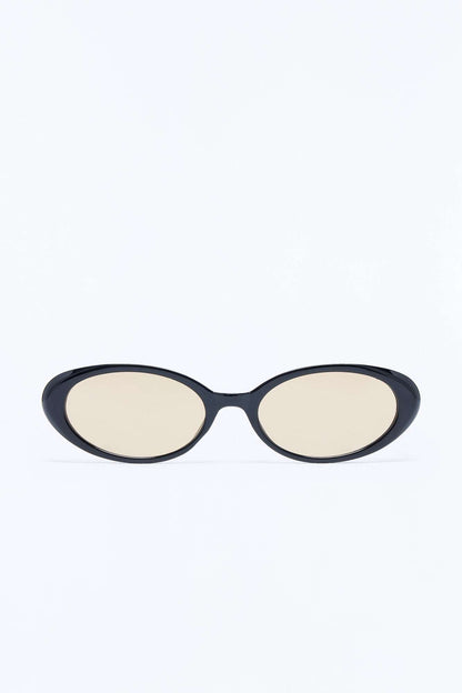 Óculos de Sol Feminino Redondo Acetato Preto – Doce Malícia