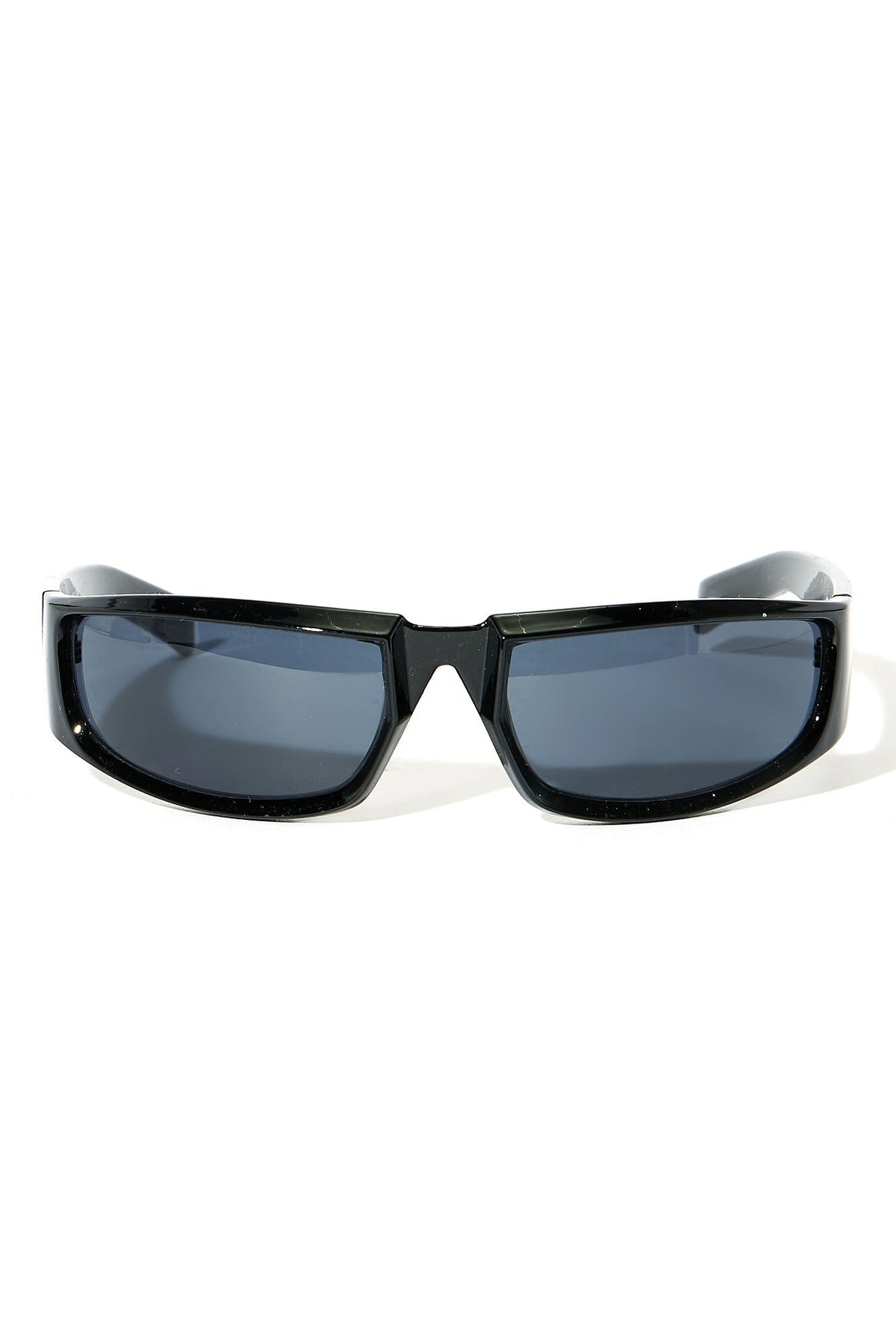 Óculos de Sol Feminino Redondo Escudo Acetato Preto – Doce Malícia