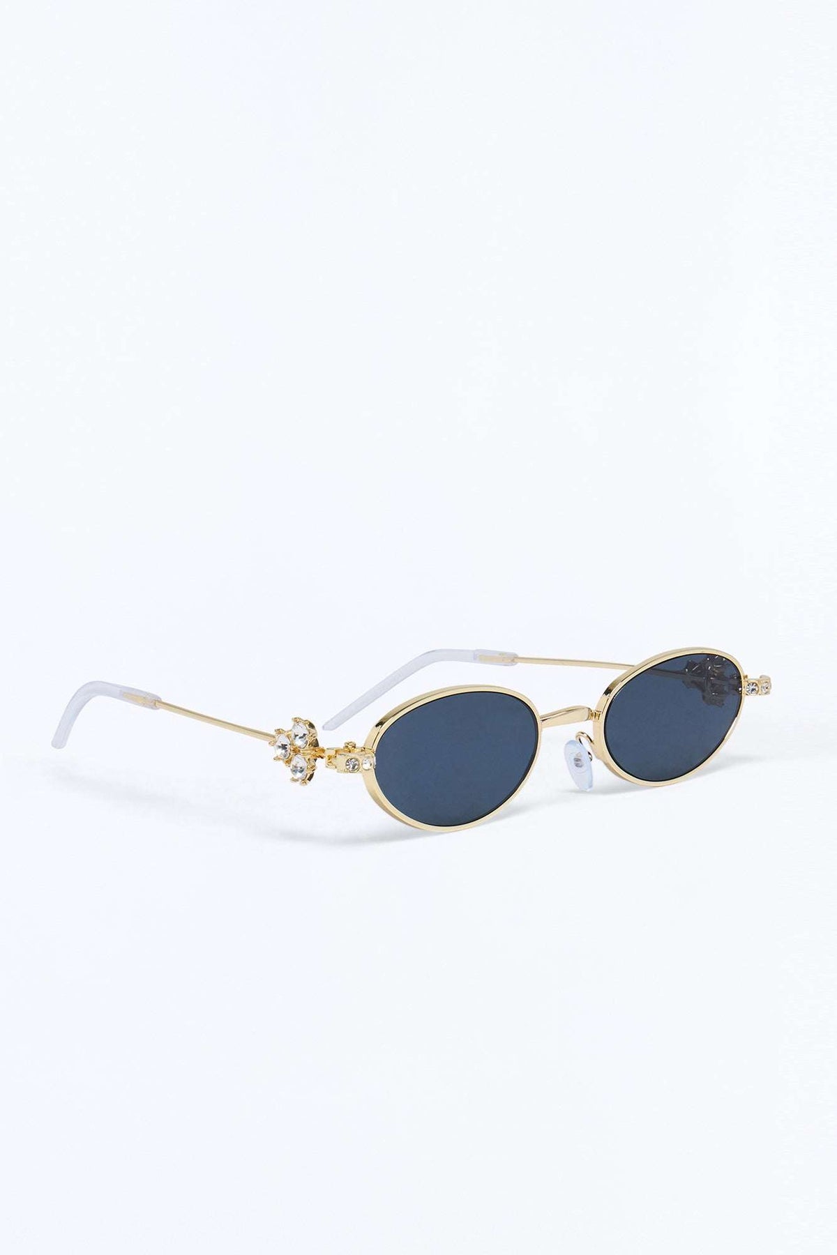 Óculos de Sol Feminino Redondo Metal Preto – Doce Malícia