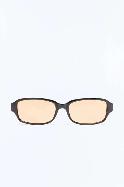 Óculos de Sol Feminino Retangular Acetato Preto – Doce Malícia